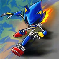 Metal Sonic Rebooted Sega Genesis ROM