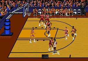 Bulls Vs Lakers and the NBA Playoffs Sega Genesis ROM