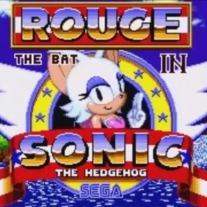 Rouge in Sonic 1 Sega Genesis ROM