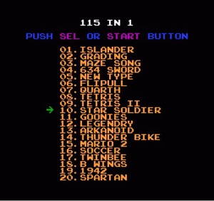 115 in 1 Nintendo ROM