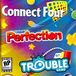 Three-in-One Pack: Connect Four + Perfection + Trouble Gameboy Advance ROM