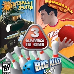 3 in 1: Paintball Splat Dodgeball, Dodge This, Big Alley Bowling Gameboy Advance ROM